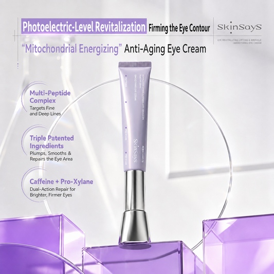 Revitalization Firming Contour Eye Cream with EMS and LED lighting applicator